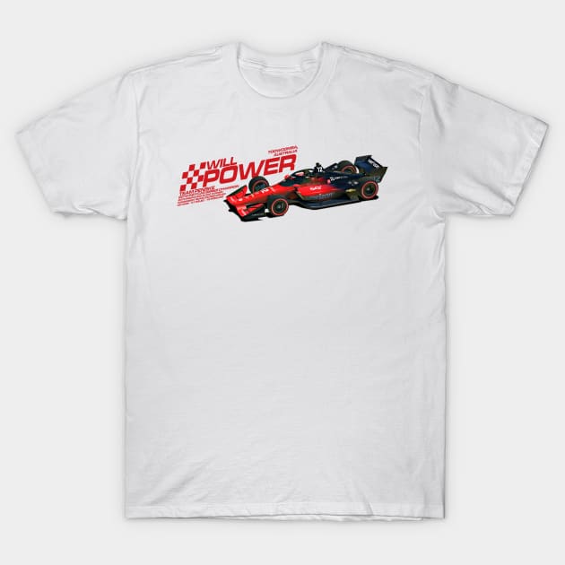 Will Power 2022 (red) T-Shirt by Sway Bar Designs